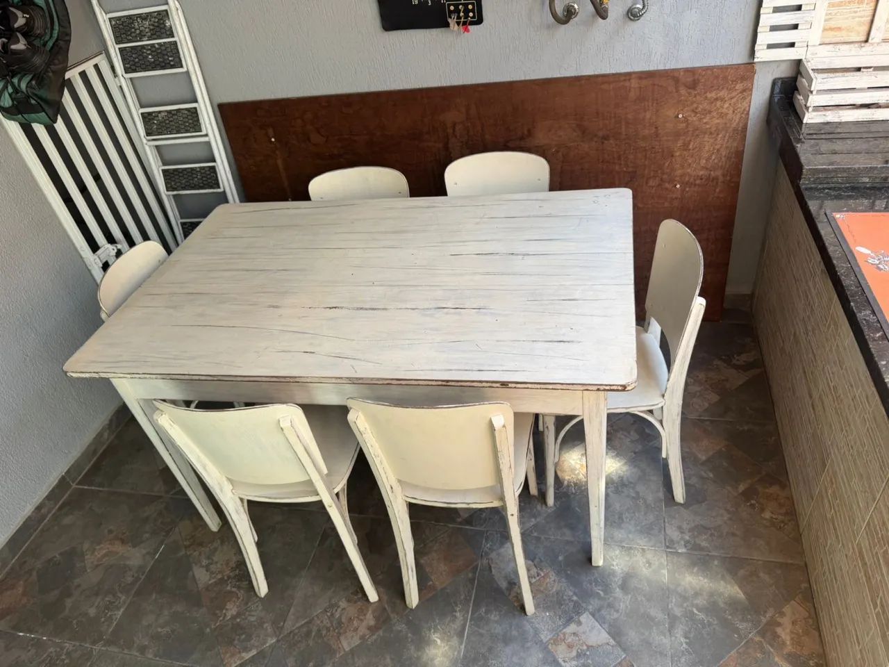 Mesa com 6 cadeiras  - Foto 4