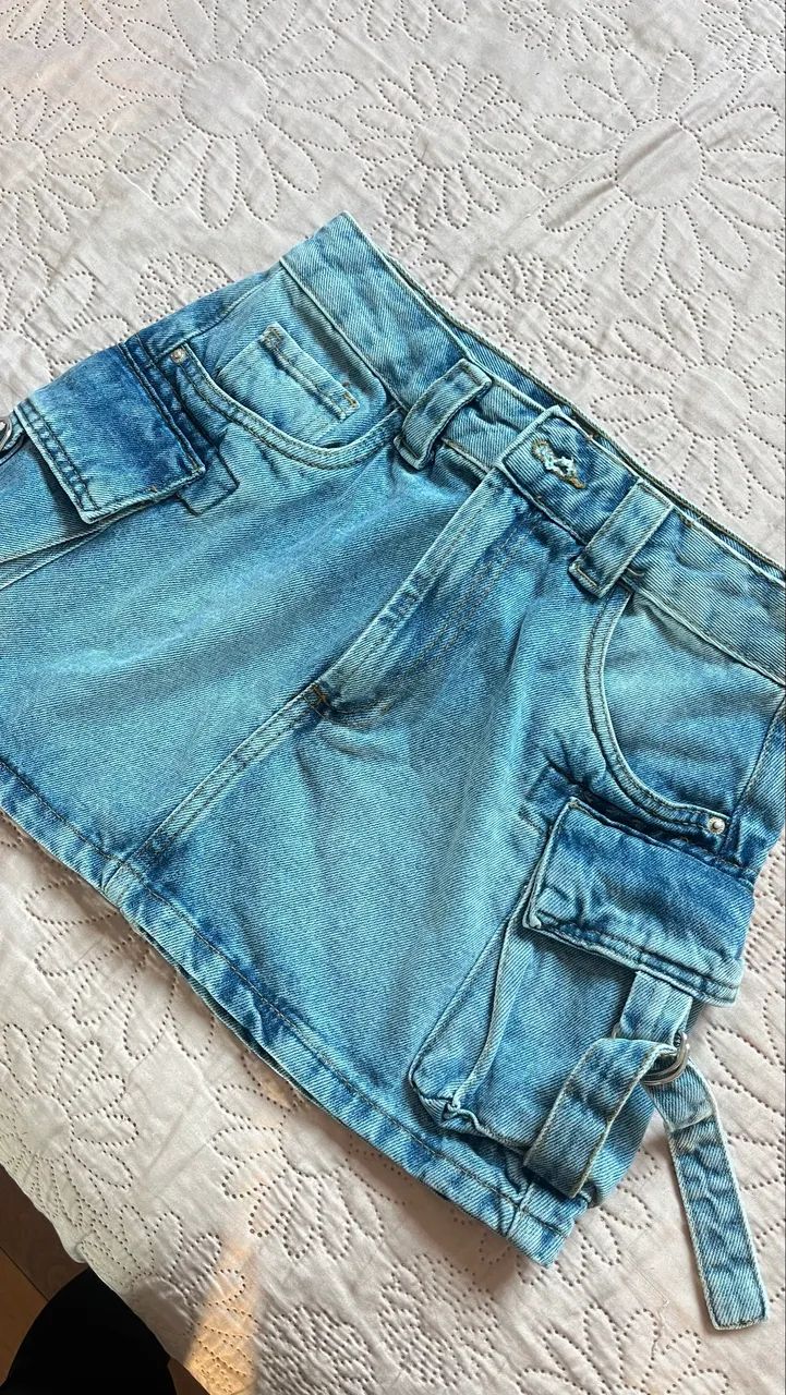 Saia cargo jeans 