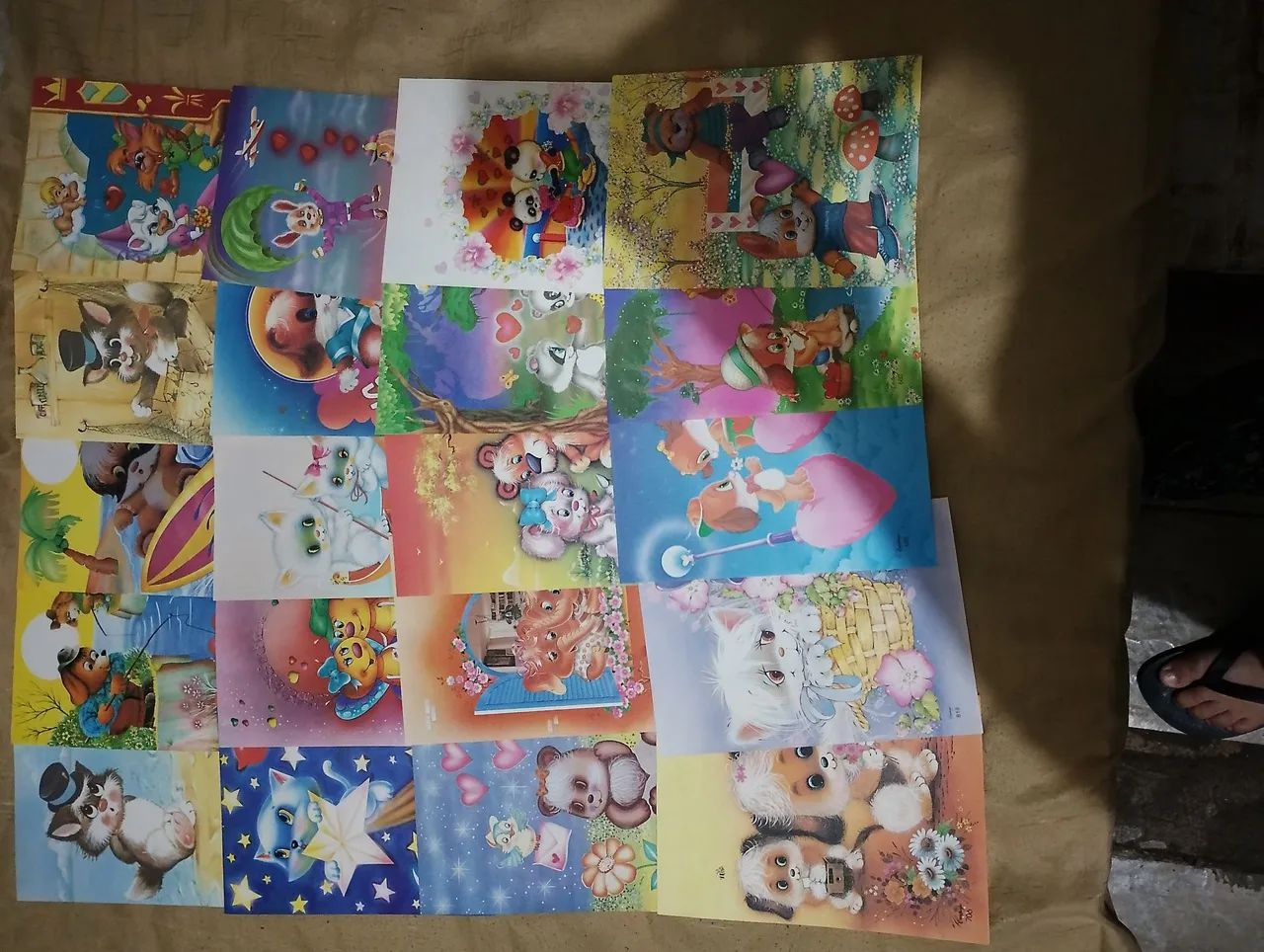 PAPEIS DE CARTAS ANOS 90