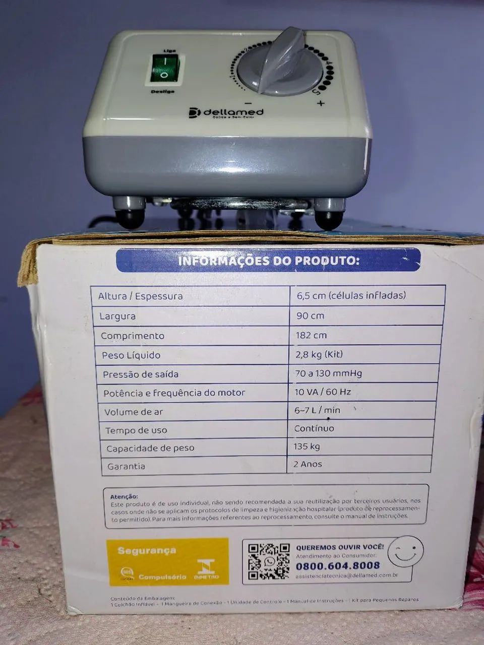 Colchão Pneumático Dellamed Air Plus  - Foto 3