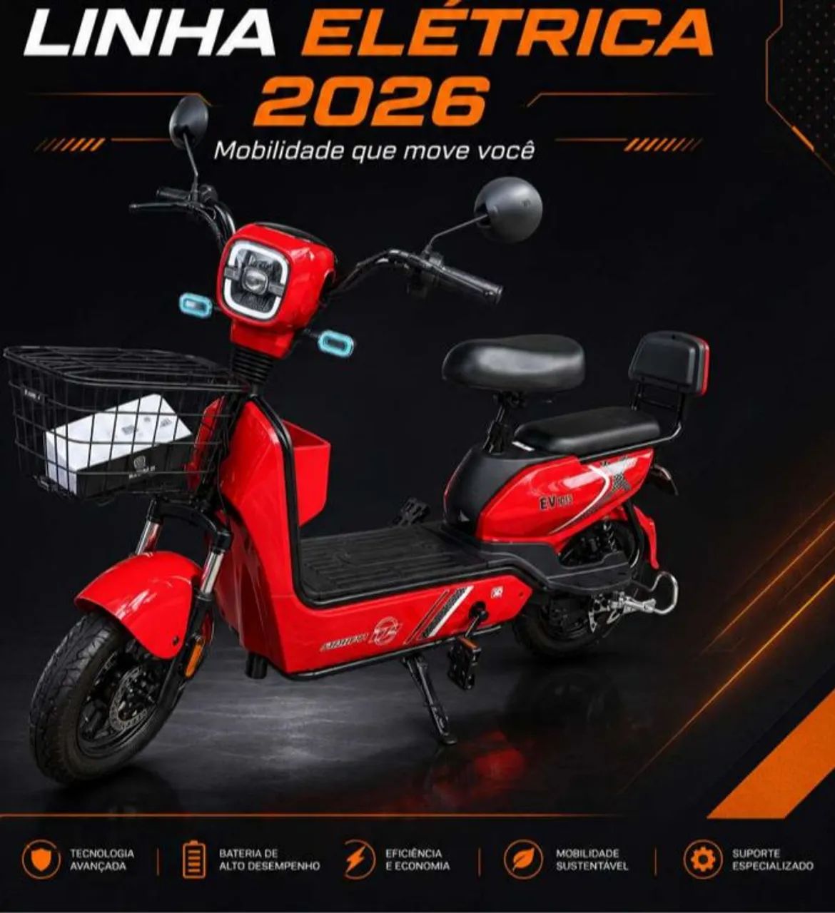 Scooter elétrica 500w 