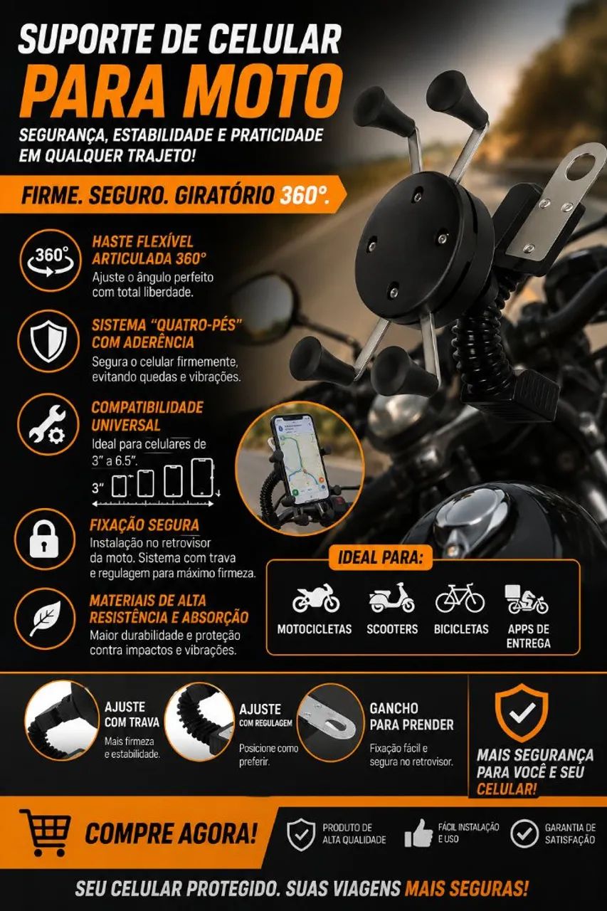 Suporte para moto