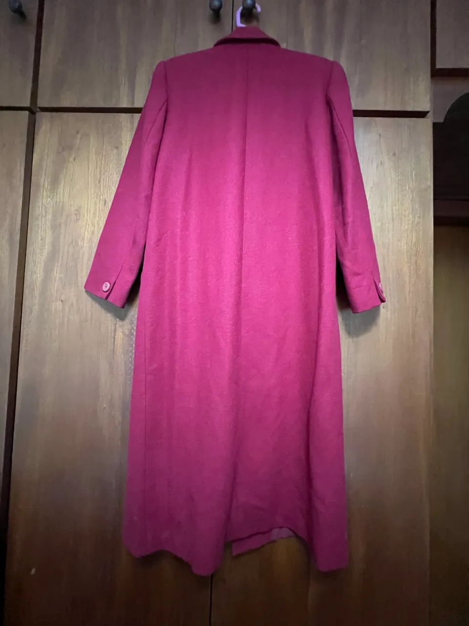 Casacão de pura lã vermelho  - Foto 4