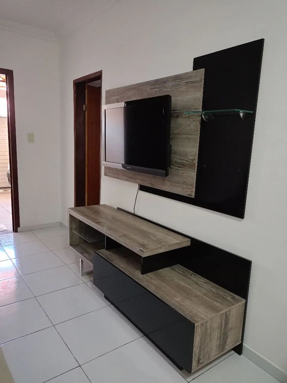 Rack com painel 