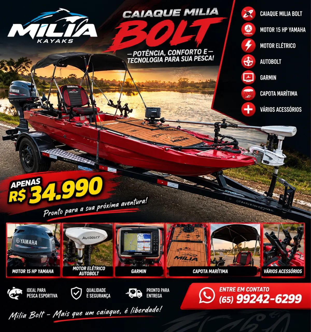 CAIAQUE MILHA BOAT 
