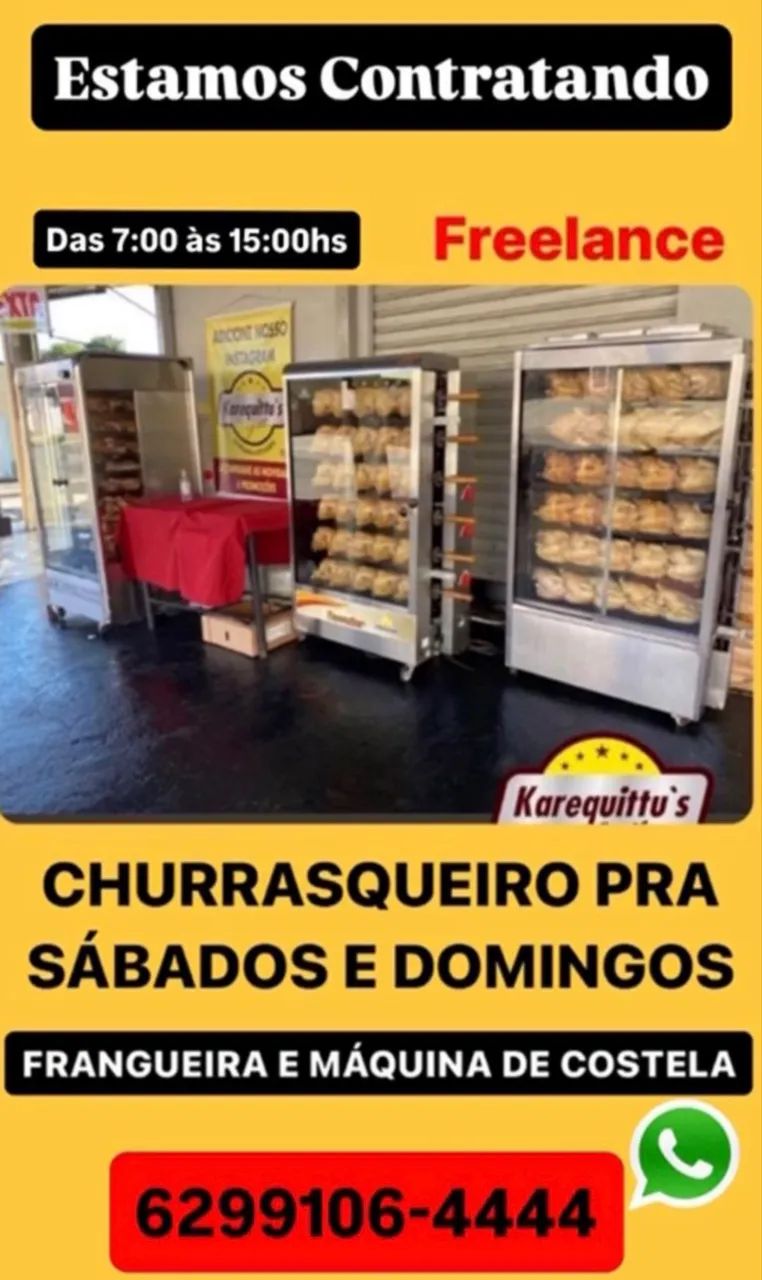 Contrata-se - Cozinheira(o), Auxiliar de Cozinha, Churrasqueiro e Atendente  - Foto 6