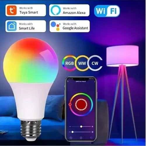 Lâmpada Inteligente com Controle Remoto e Comando pela Alexa - Foto 2