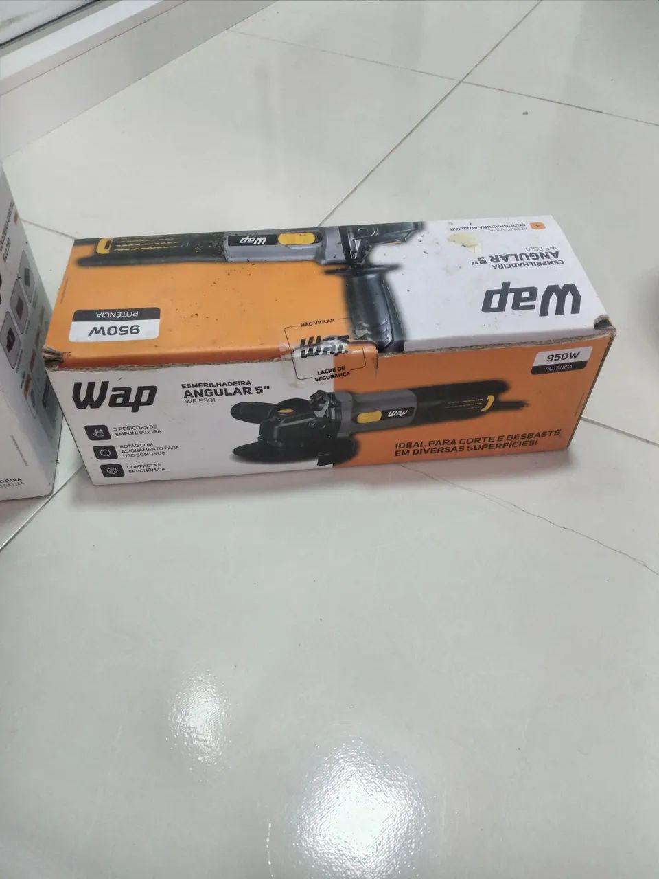 Vendo esmerilhadeira WAP angular 5", 950W e 127V