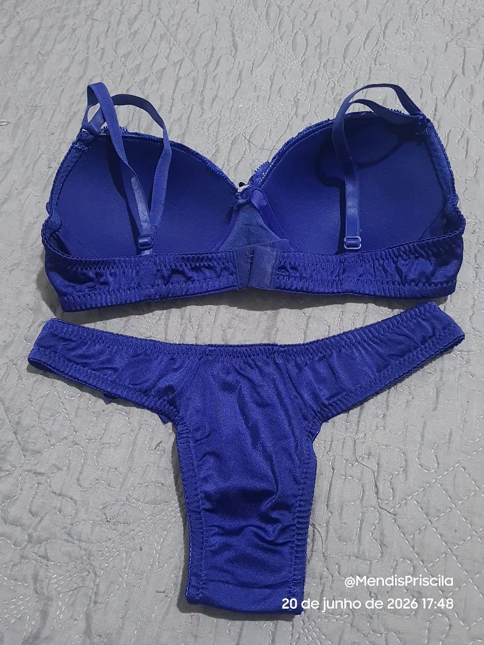 Lingerie Azul Bic - Foto 2