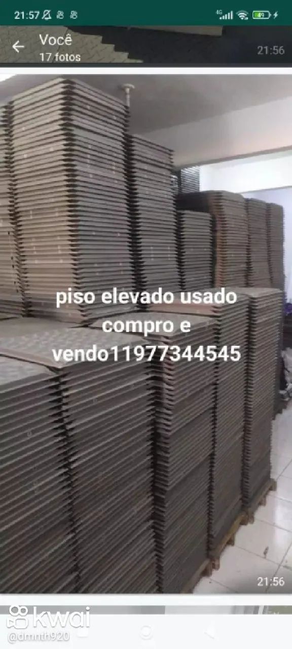 compra e venda de piso elevado em granito e aço em ótimo estado! - Foto 3