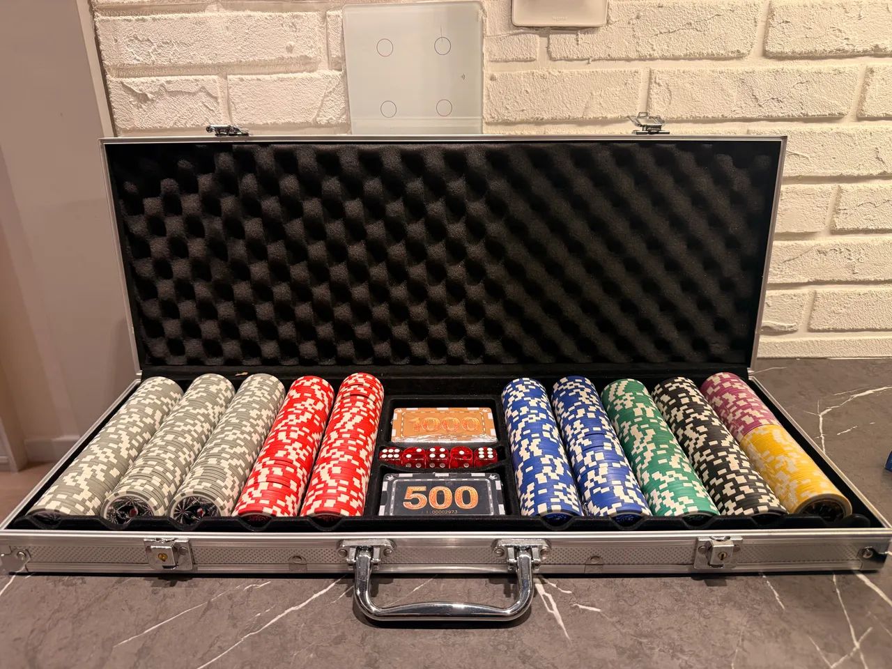 Maleta de poker 500 fichas PROFISSIONAL! - Foto 3