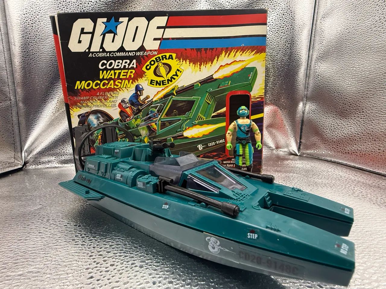 Gi Joe Cobra Water Moccasin e piloto Copperhead v1 - 1984