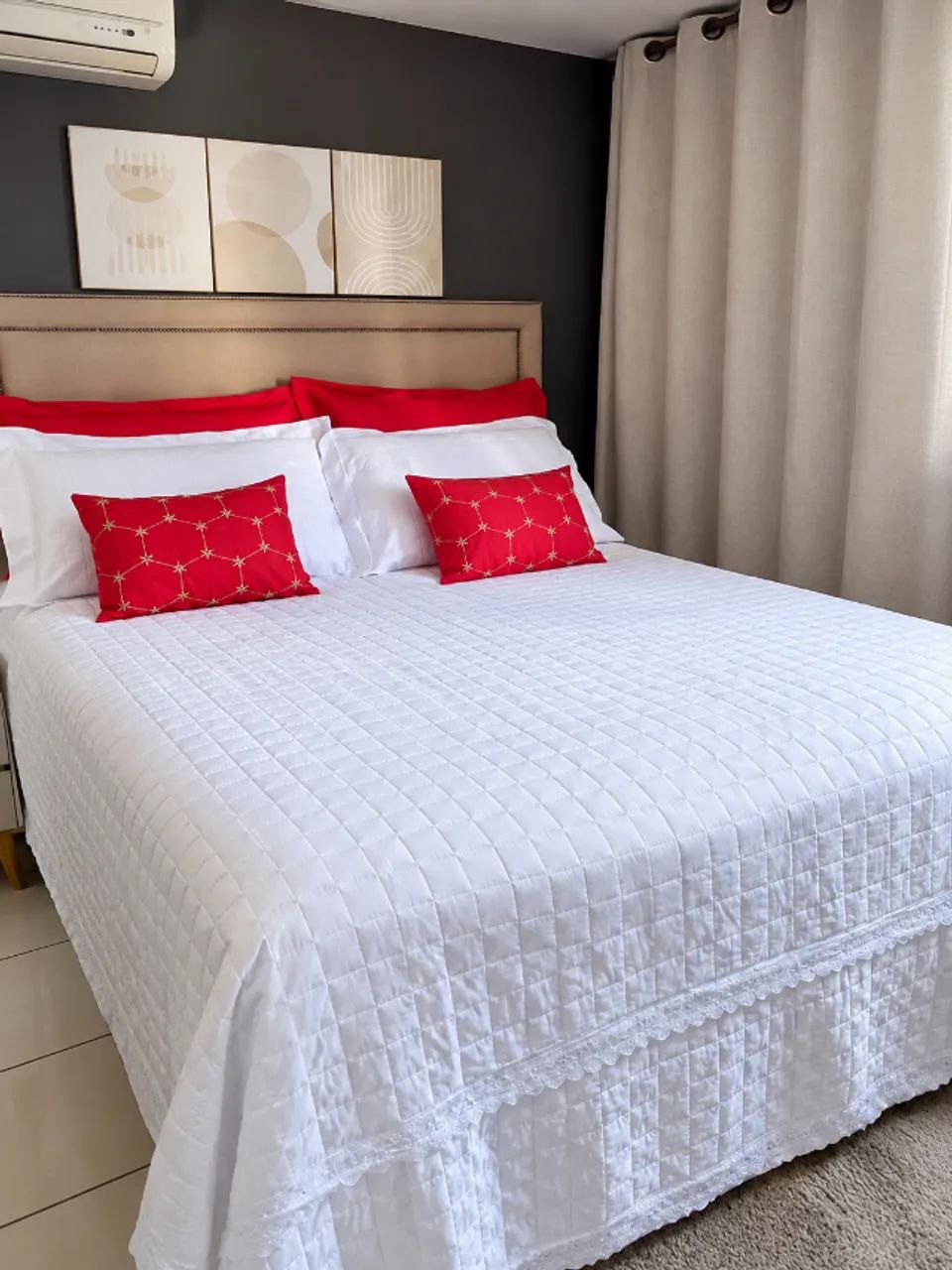 Kit cama posta 7 peças 