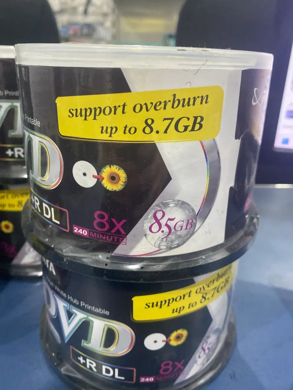 400 Dvd Ridata 8.5 dl Printable suportes overburn - CDs, DVDs etc