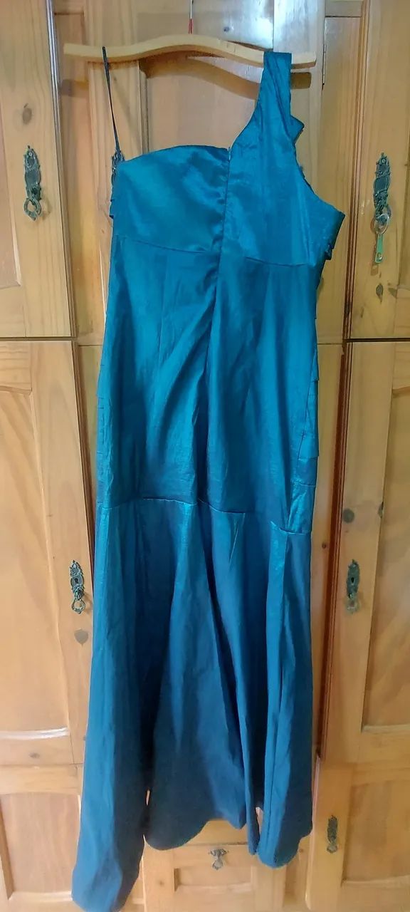 Vestido longo VERDE - M/G(40/42).  - Foto 5