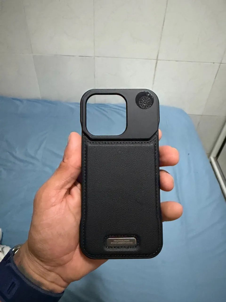 Capa de couro com aromaterapia para iPhone 16Pro, compatível com Magsafe, capa protetora - Foto 2