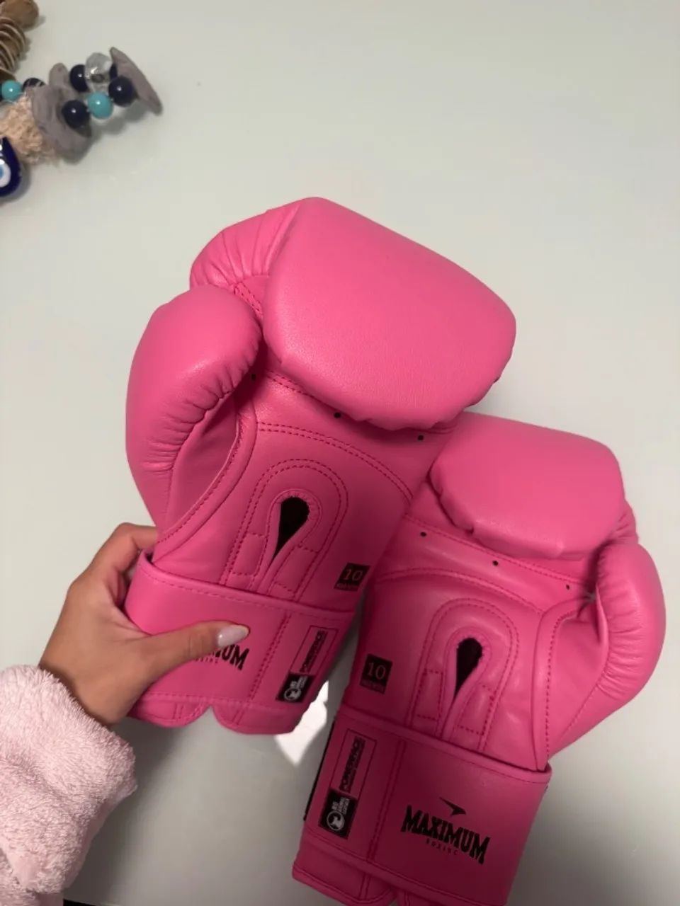Luva boxe rosa - Foto 5