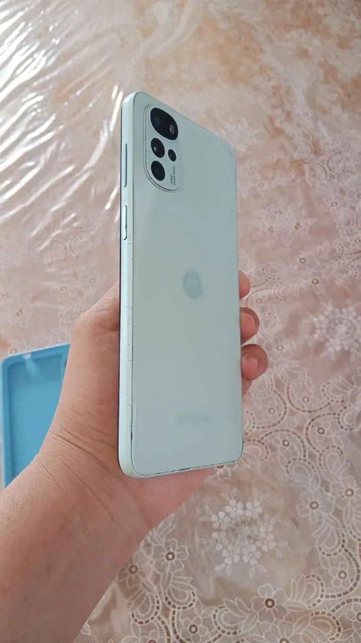 Vendo celular moto g22 com display queimado o resto tudo perfeito  - Foto 3