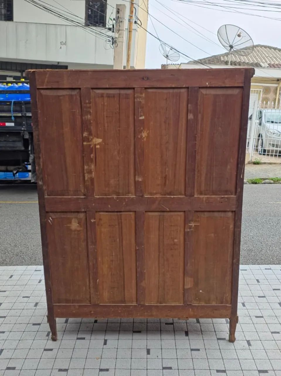 Guarda Roupa Centenario 1 Porta em madeira Ipê Maciço - Foto 5