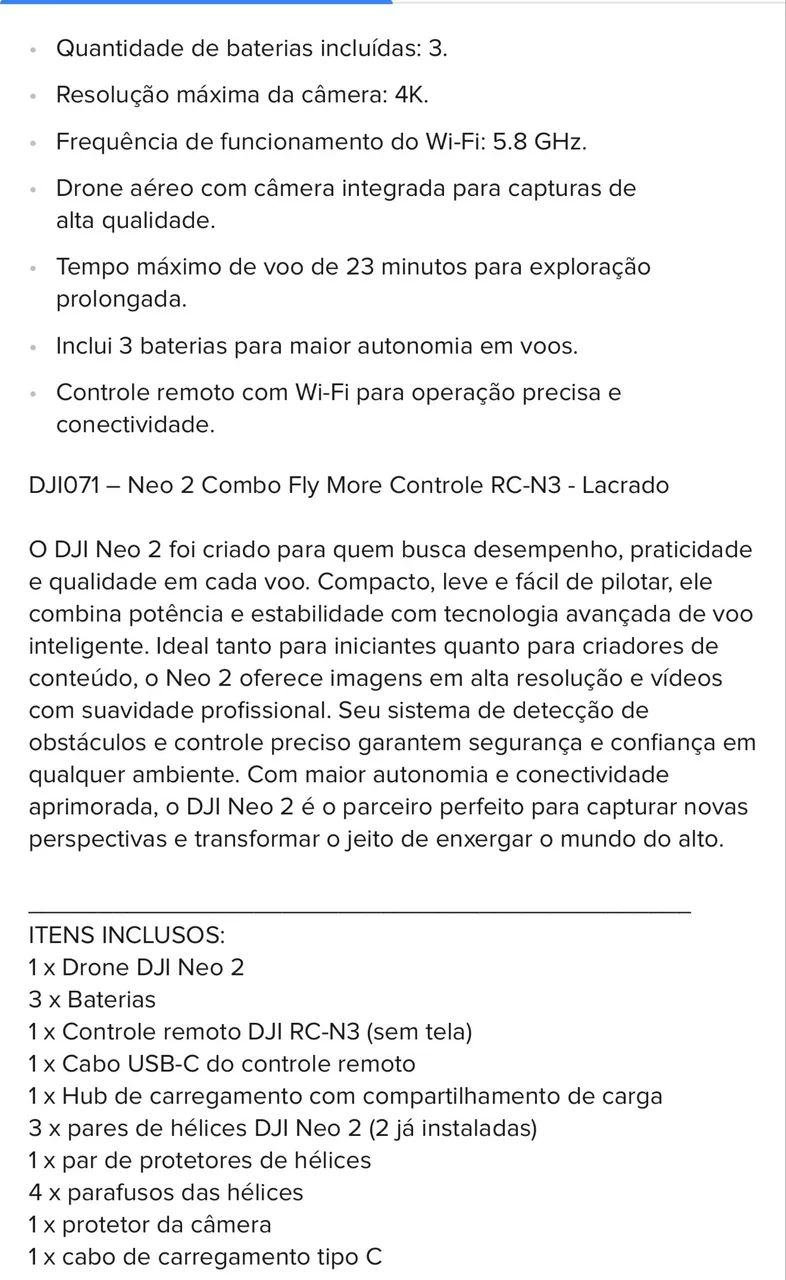 DJI NEO 2 fly more combo - Foto 5