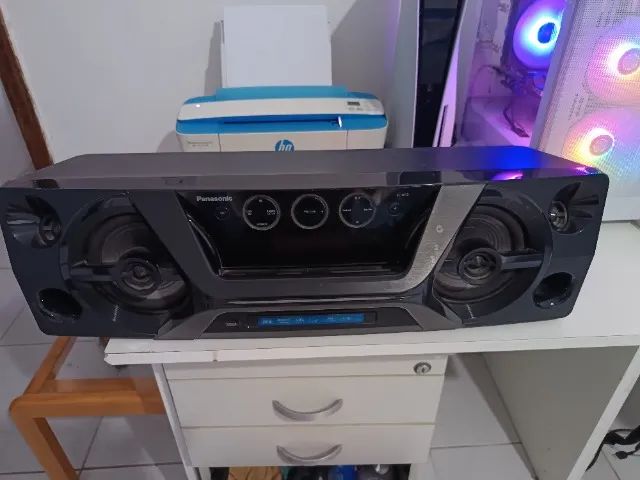 Som bluetooth Panasonic ótimo
