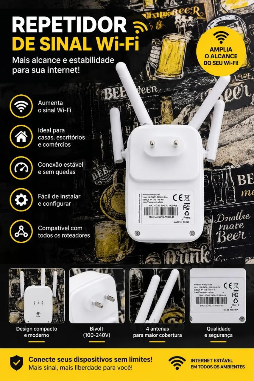 repetidor de sinal wifi