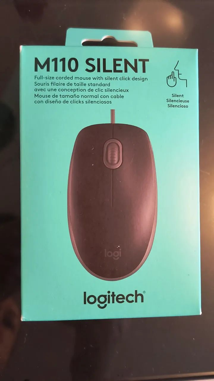 Mouse M110 Silent novo/ lacrado
