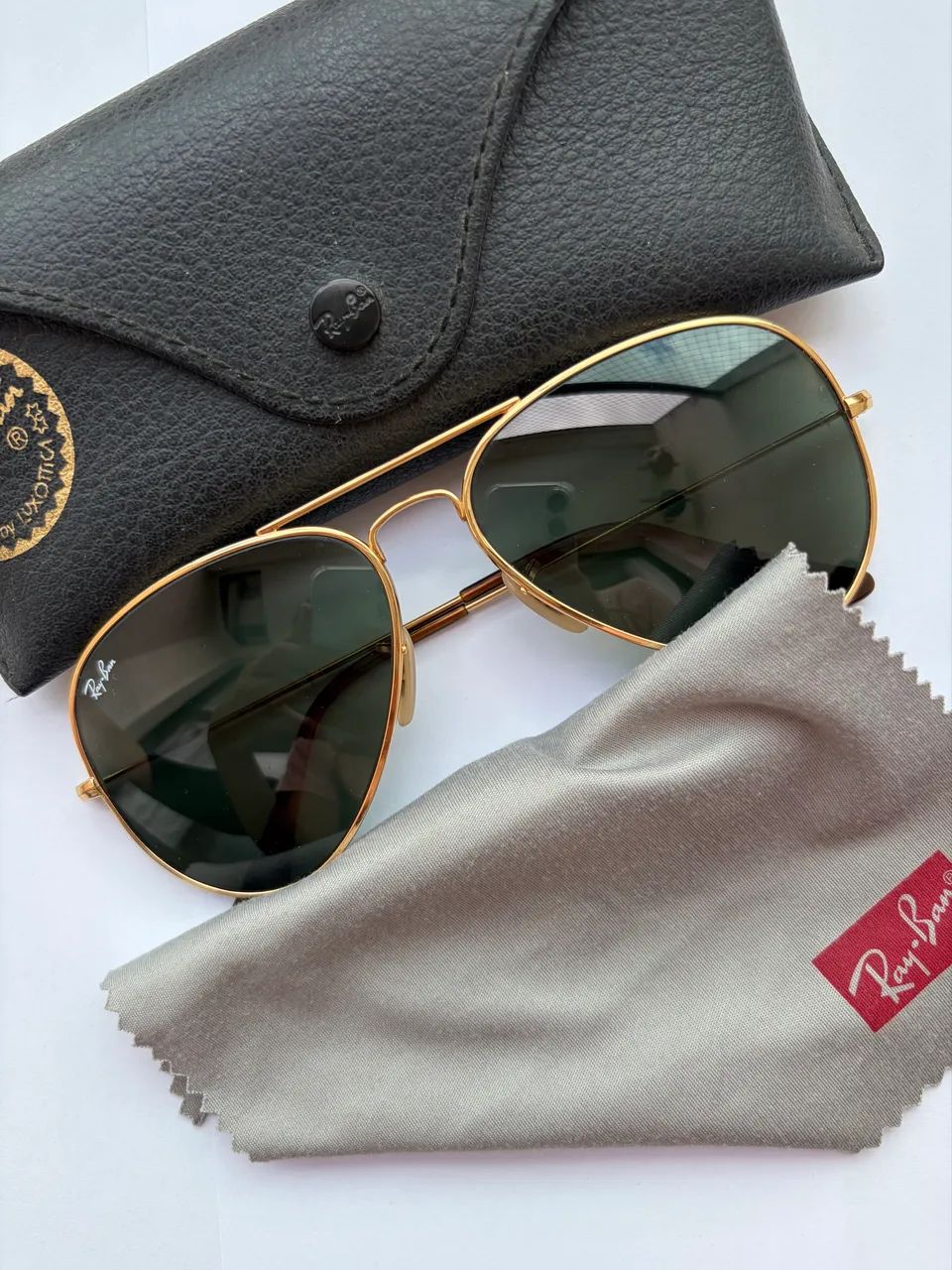  Óculos de Sol Ray Ban Aviador - Foto 2