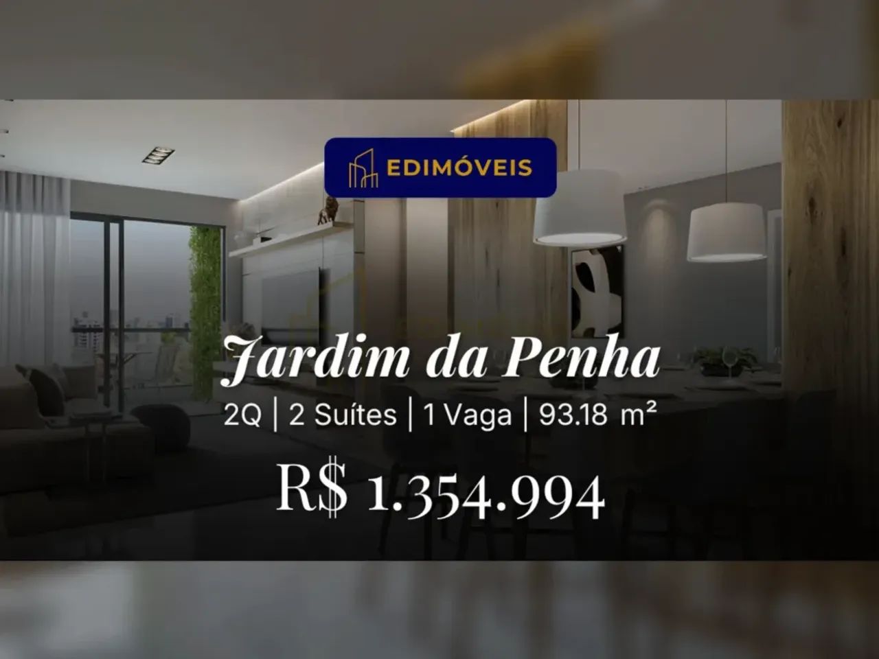S BELLO: Apartamento com 2 Suítes e Garden em Jardim da Penha
