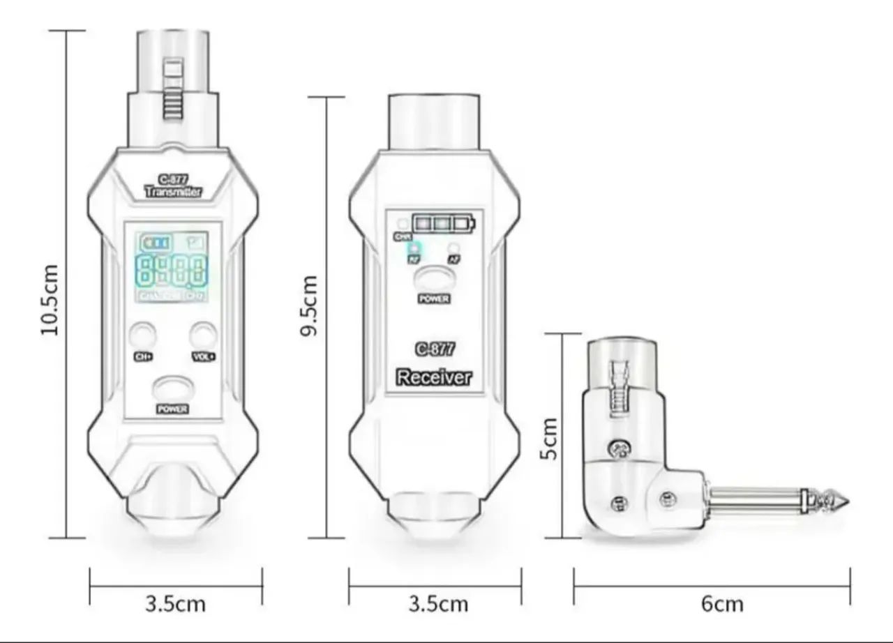 Jayete c-01 transmissor receiver - Foto 2