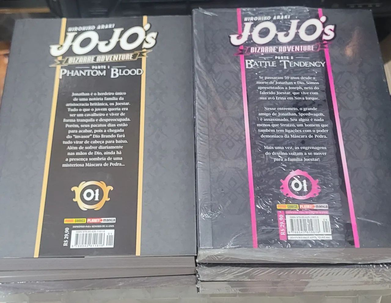 JOJO'S PHANTOM BLOOD VOLUME 1,2,3 & JOJO'S BATTLE TENDENCY 1,2,3