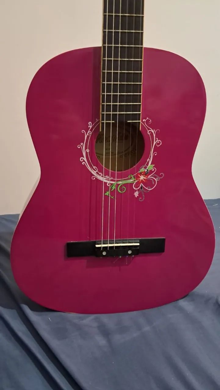 Violão rosa Memphis  - Foto 3