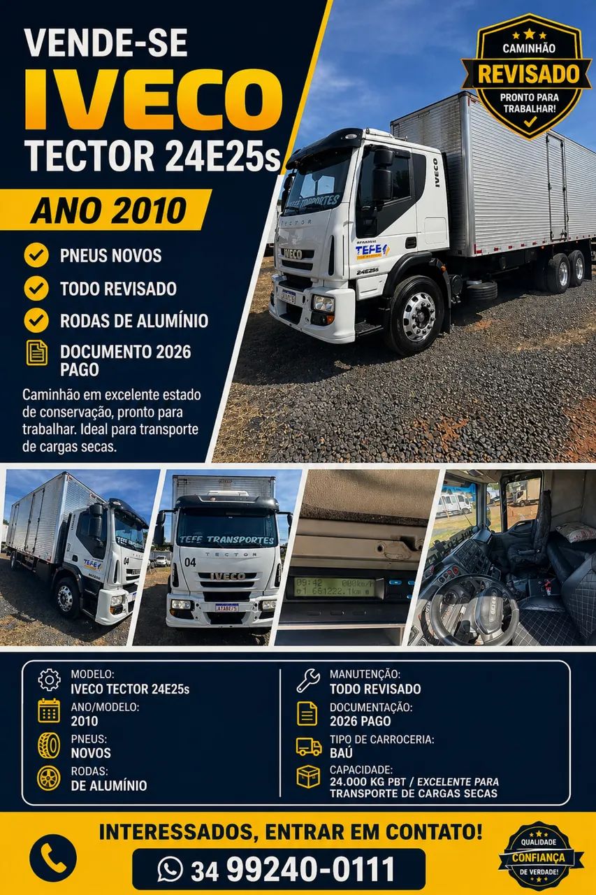 Vendo Iveco TECTOR 240E25s