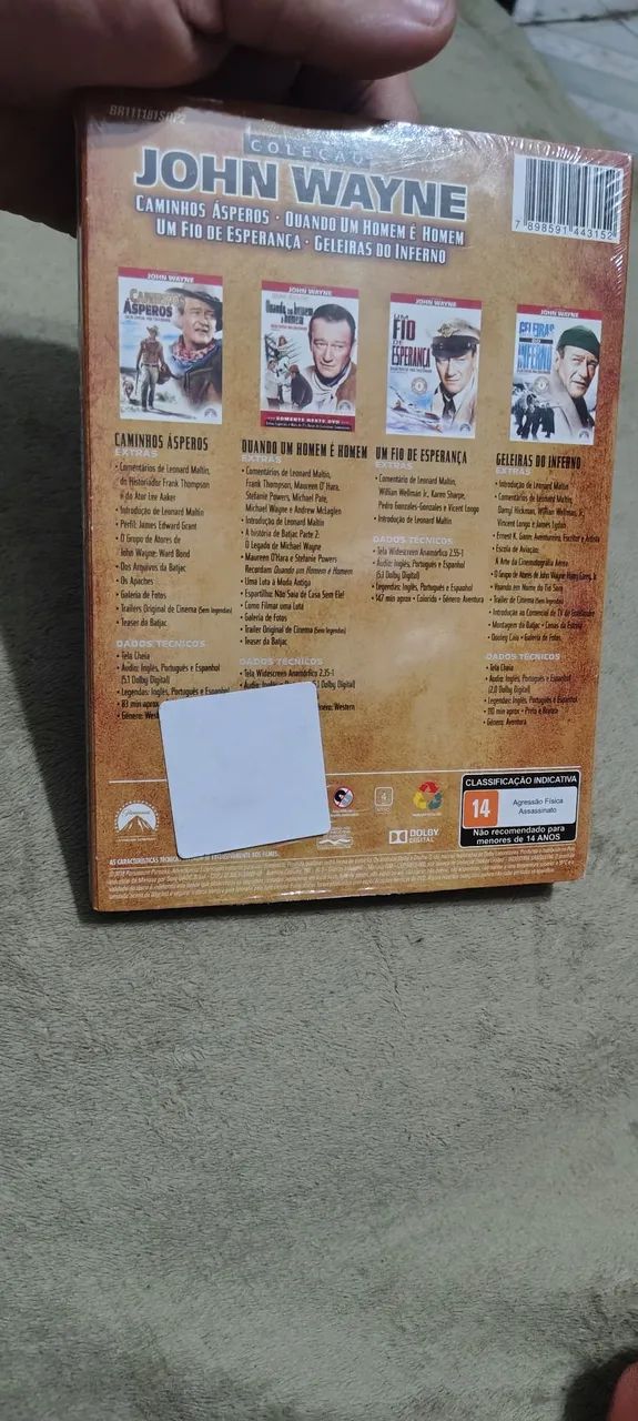 coleção John Wayne em Dvd 4 Discos lacrado  - Foto 3