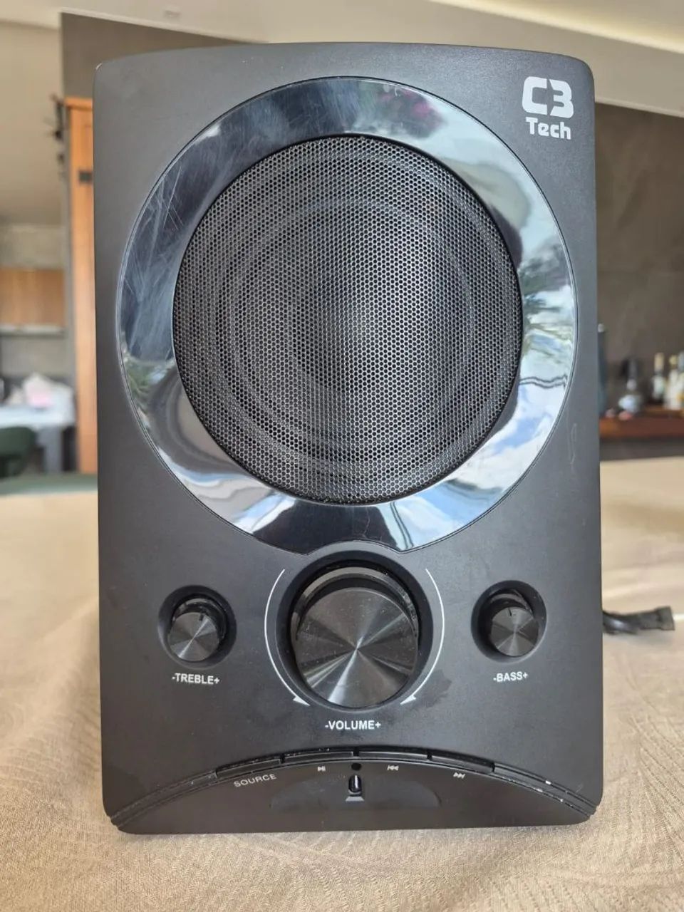 Caixa de Som C3 Tech 2.1 com Subwoofer - USB/Entrada RCA - Foto 3