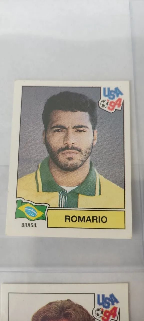 Lote 5 figurinhas Copa 1994 Romário Bebeto Taffarel Dunga Ricardo Rocha - Foto 3