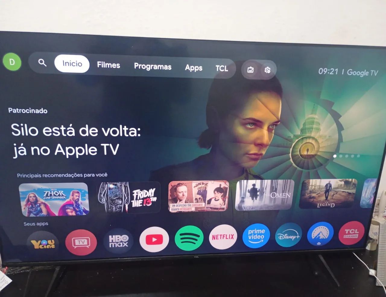 Smartv TCL 50 polegadas 