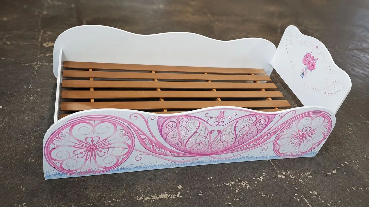 Cama Carruagem Infantil Princess