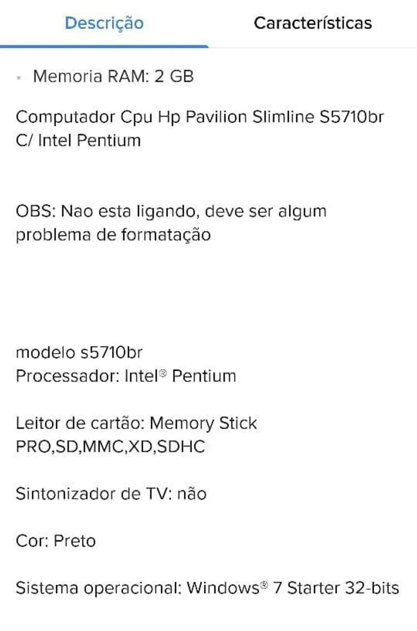 COMPUTADOR HP - Foto 2