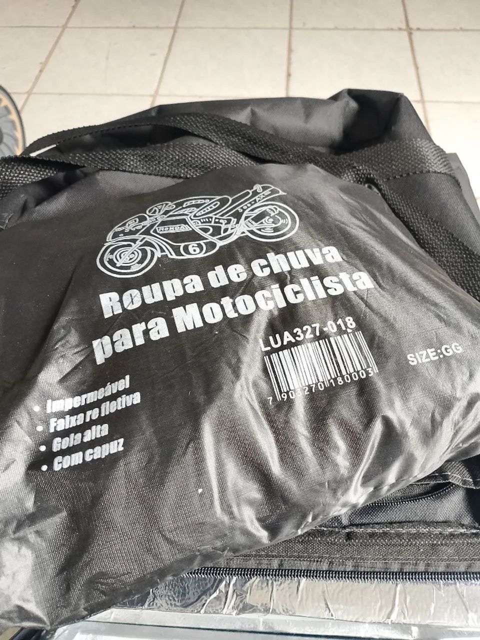 Kit capa de chuva e bag - Foto 4