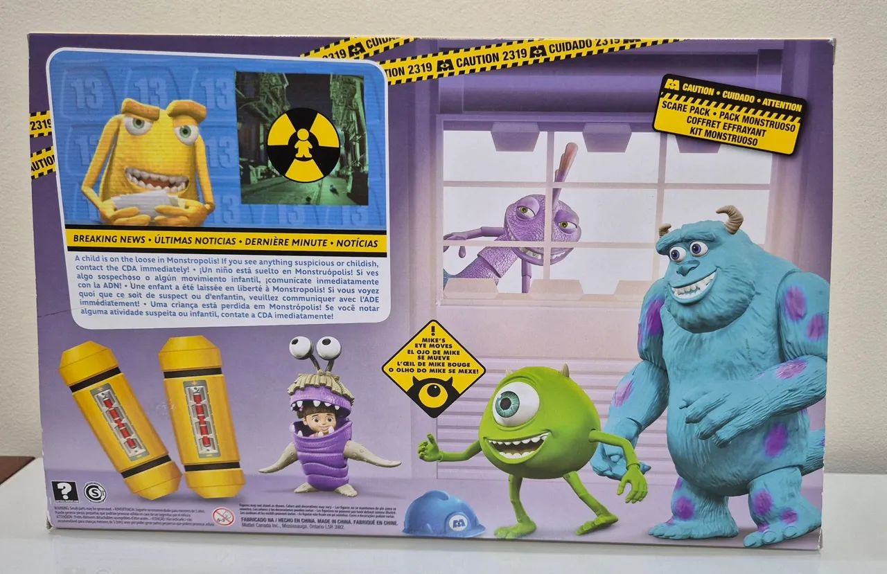 Bonecos kit Monstros S. A. Disney Pixar Mattel - Foto 2