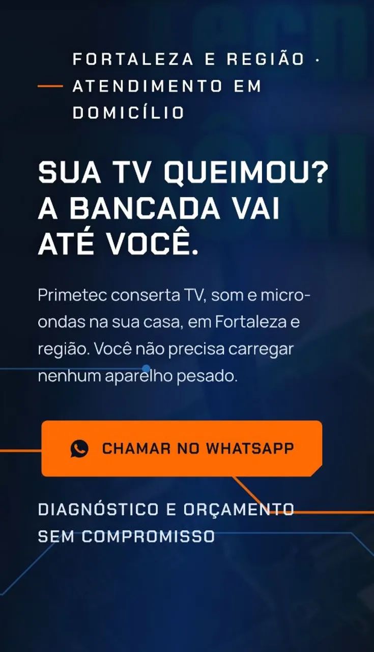 Conserto tvs leds lcds e plasmas, em domicílio 