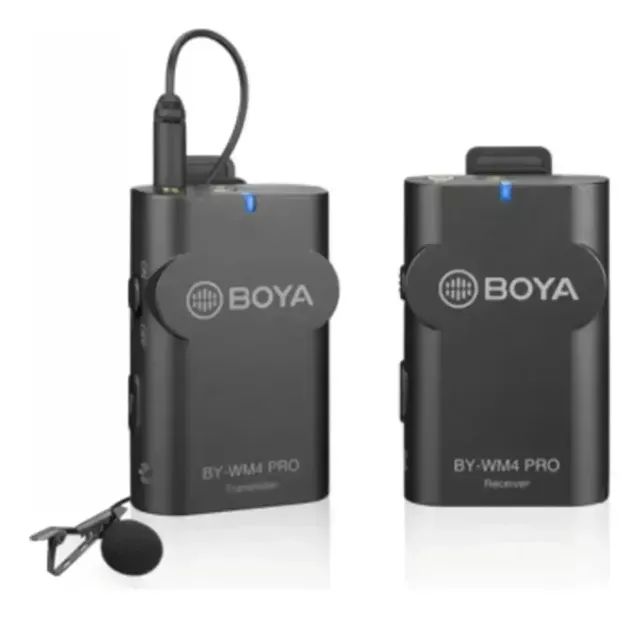 Microfone Lapela Sem Fio Boya By-wm4 Pro