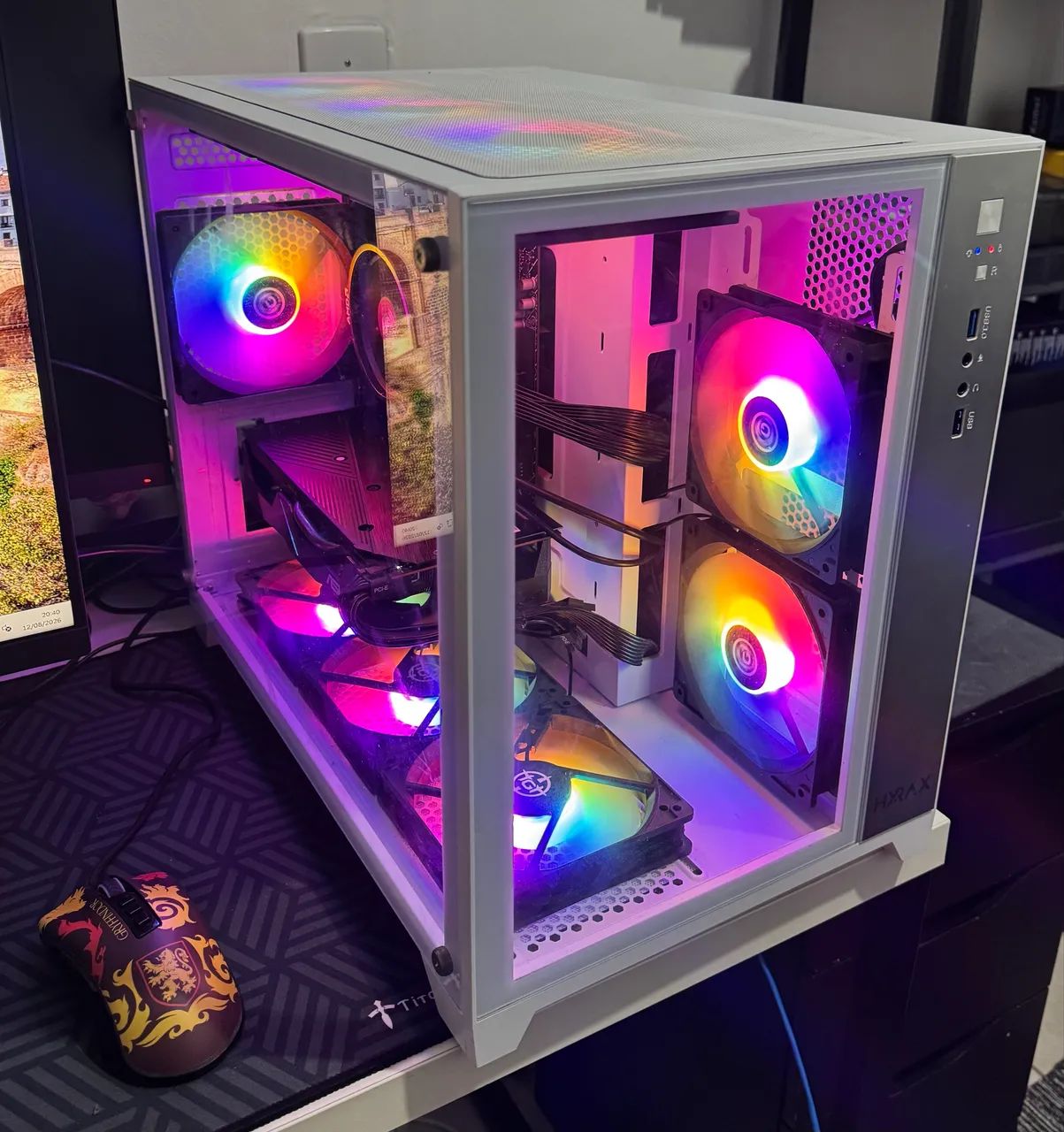 PC Gamer Completo Ryzen 5 4600G com RX 5500XT  - Foto 4