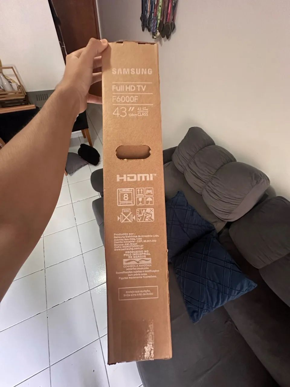 vendo smart tv samsung 43 polegadas full hd - Foto 3