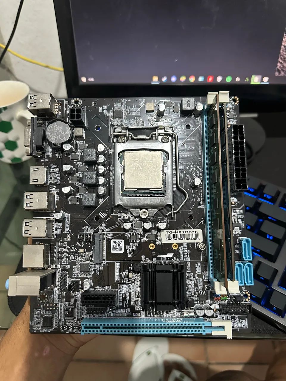 Placa mãe i7 2600K + 12gb ram - Foto 3