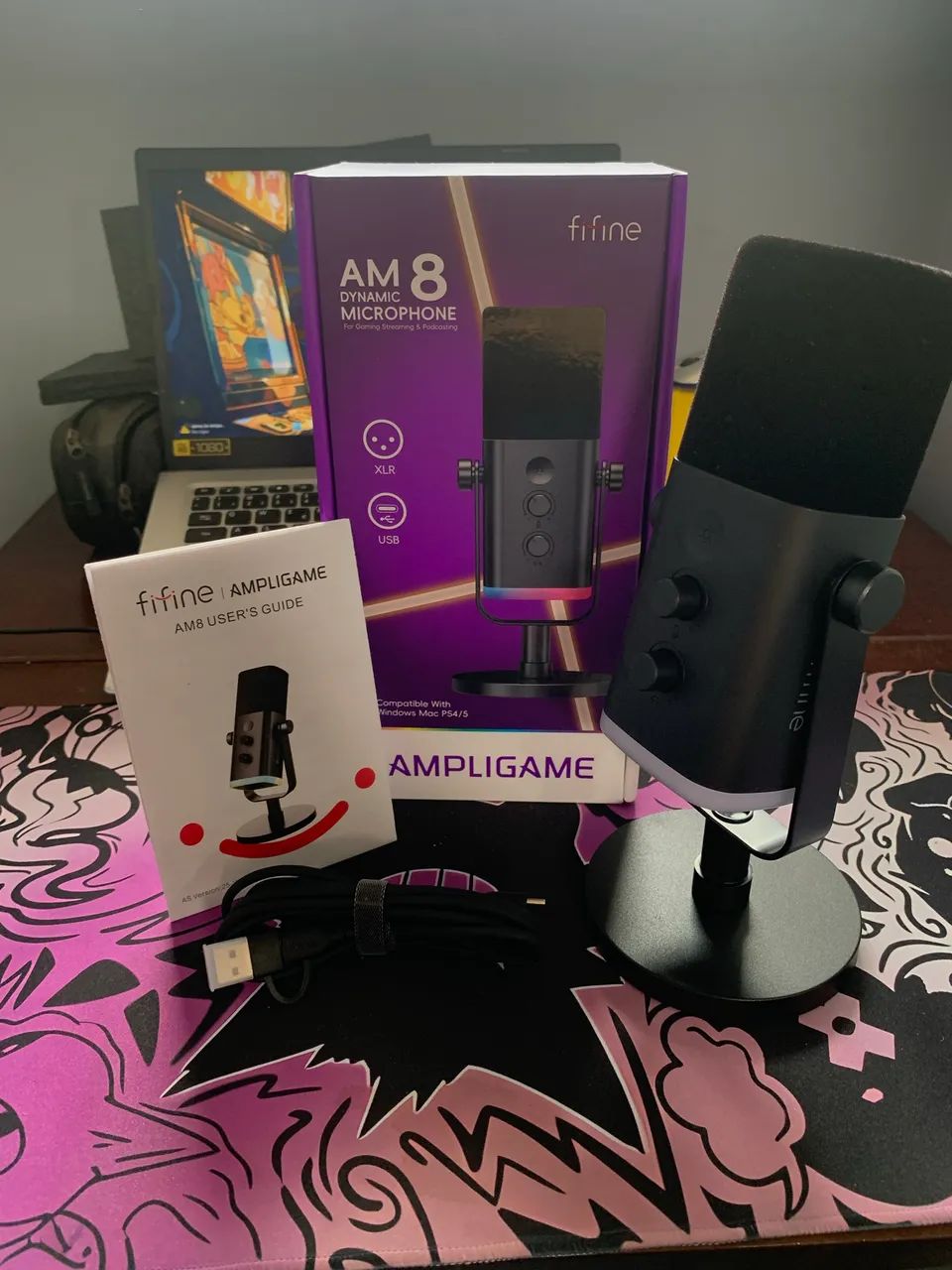 MICROFONE Gamer Fifine AM8  - Foto 4