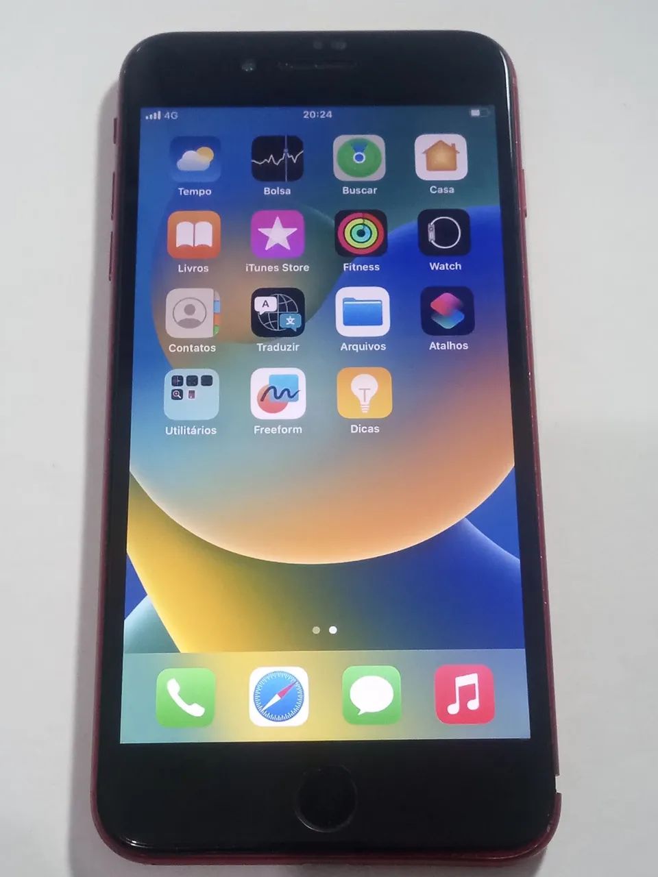 iPhone 7 plus red de 256 GB não lê chip de resto funcionando normal 