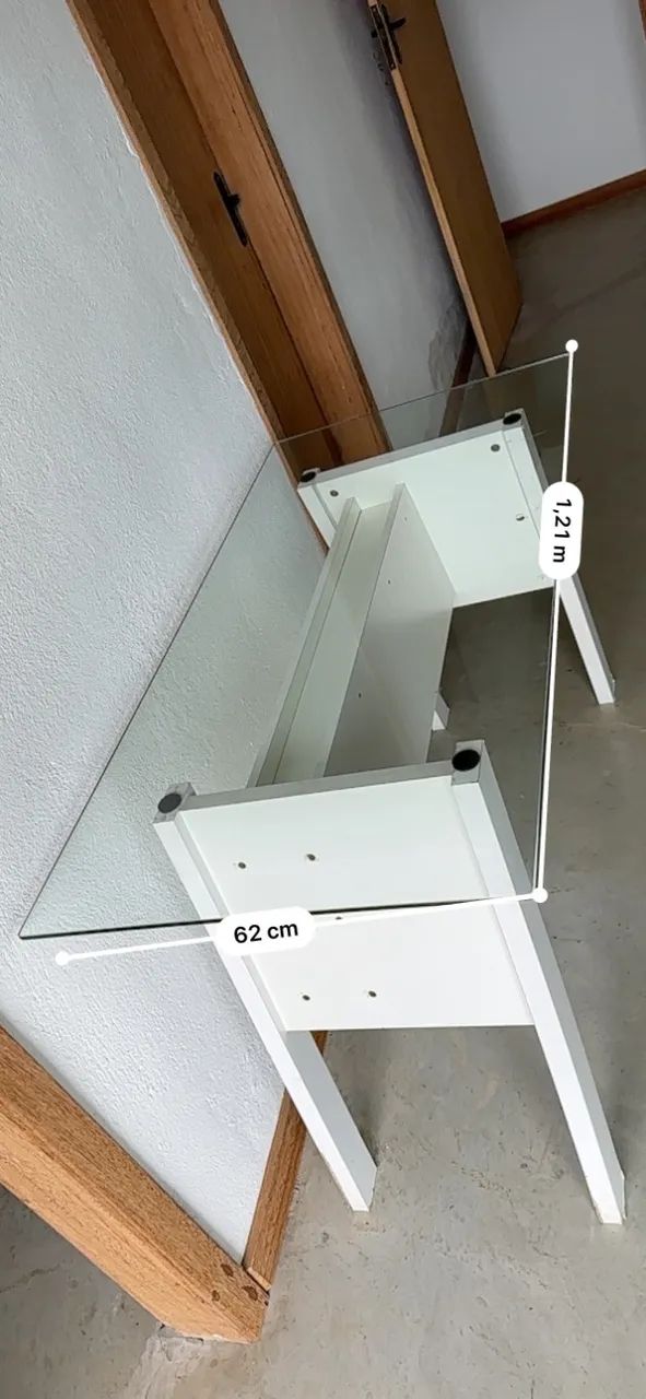 mesa tampo vidro - Foto 2