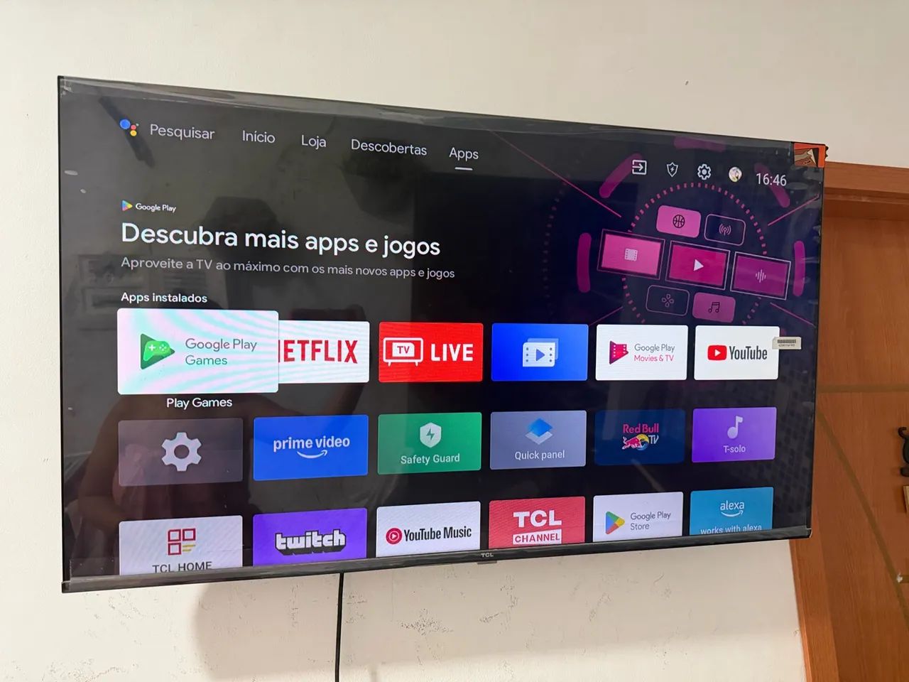 TV 43 SMART TCL ANDROID , entrego, no plástico  - Foto 4